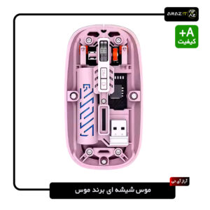 موس بی سیم شیشه ای برند mouse 4