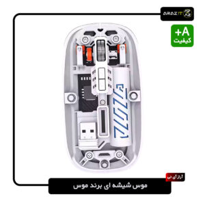 موس بی سیم شیشه ای برند mouse 4