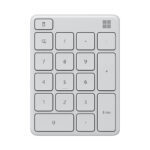 کیبورد اعداد مایکروسافت | number pad، با طراحی بی‌سیم و قابلیت‌های برجسته‌اش، یکی از بهترین گزینه‌ها برای افرادی است که به دنبال ابزاری کارآمد و راحت برای انجام کارهای حسابداری، مالی یا سایر امور روزمره خود هستند. این کیبورد با ویژگی‌هایی نظیر اتصال بی‌سیم بلوتوث 5.0، عمر باتری طولانی، قابلیت اتصال به سه دستگاه به‌طور همزمان، و طراحی جمع و جور، به شما این امکان را می‌دهد که تجربه‌ای بی‌نظیر و راحت را در هنگام استفاده از دستگاه‌های مختلف داشته باشید. کیبورد اعداد مایکروسافت