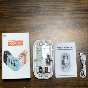 موس بی سیم شیشه ای برند mouse - 1